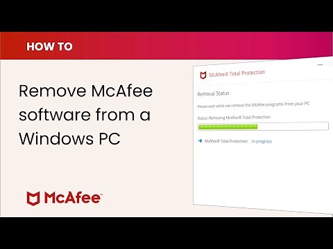How to remove McAfee software from a Windows PC