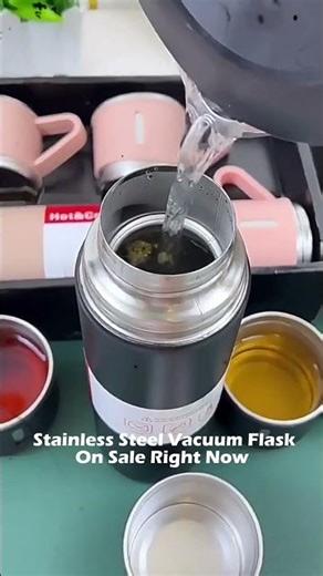 Stainless Steel Vacuum Flask | Keeps Drinks Hot & Cold for 12 Hours