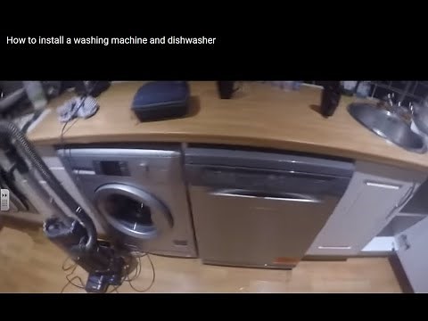 How to install a washing machine and dishwasher