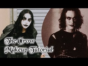 The Crow makeup tutorial
