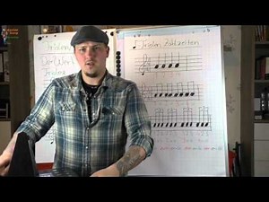 Notenwerte und Zählzeiten - Die Triolen