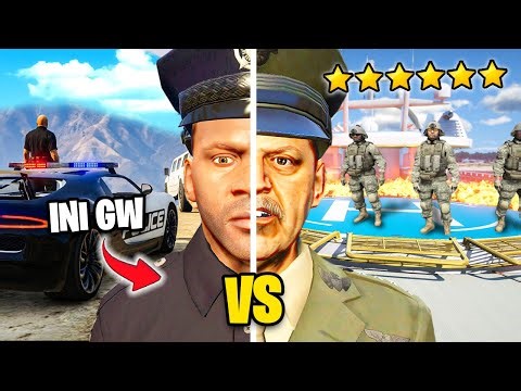 Gua Menjadi POLISI Dan Melawan TENTARA di GTA 5! (Mod)