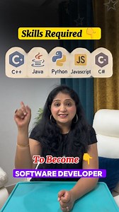 8.5K views · 1.6K reactions | Skills required to become software developer, web developer, cyber security, AI , ML, data science and app development. Comment "Skill " and check my broadcast channel for free course link. #skills #freecourse #ai #java #phython #coding #yt | Ai.didi.rachana | Facebook