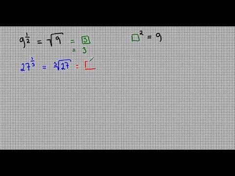 Potenslagar - bråk som exponent