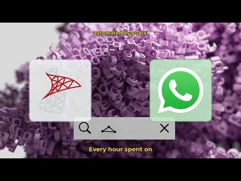 Connect Microsoft SQL Server + WhatsApp Business | puq.ai Workflow Automation