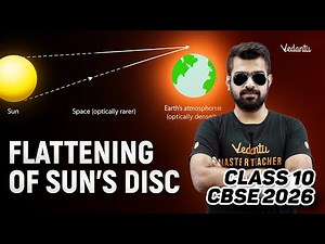 Flattening of Sun's Disc | Class 10 | CBSE 2026 🔥Shimon Sir