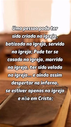 ISSO É INEGÁVEL. #Religiosidade #fe #inferno #cuidado #Vigia