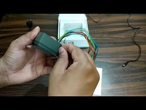 Unboxing and installation of fingerprint door access control device.