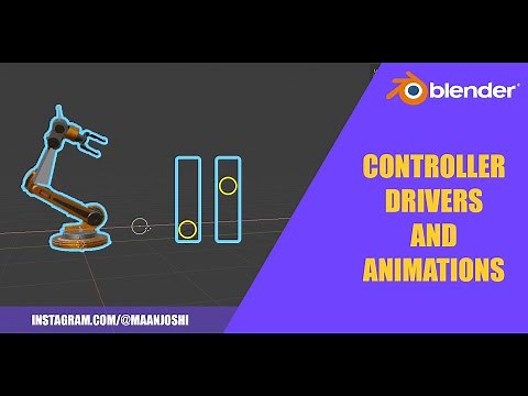BLENDER - CONTROLLER AND DRIVER FOR RIG AND ANIMATION | ON POINT TUTORIAL | BLENDER TUTORIAL | CFS