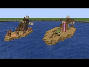 So I made some boats (and a car) in Minecraft with Create Clockwork