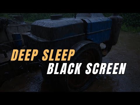 🔴LIVE Raw Diesel Engine Sound With Heavy Rain For Stop Overthinking & Deep Sleep Brown Noise