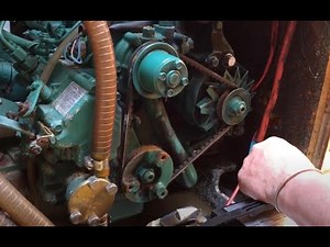 How the boat diesel engine works – tour of of the Volvo MD2020 saildrive on a Maxi 84