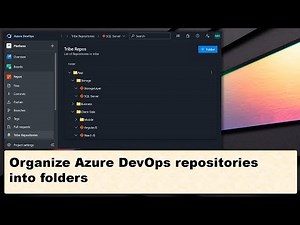 Folder structure for Azure DevOps repositories