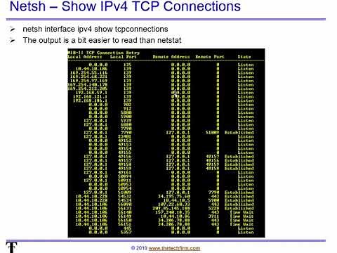 Using Microsoft's netsh