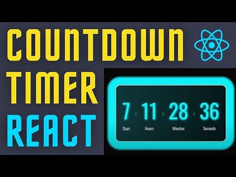 Build a Countdown Timer using React and React Hooks useState & useEffect