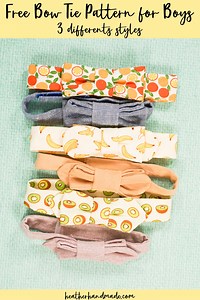 Free Bow Tie Pattern for Kids