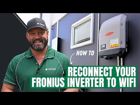 How to Reconnect Your Fronius Primo or Symo Inverter to WiFi