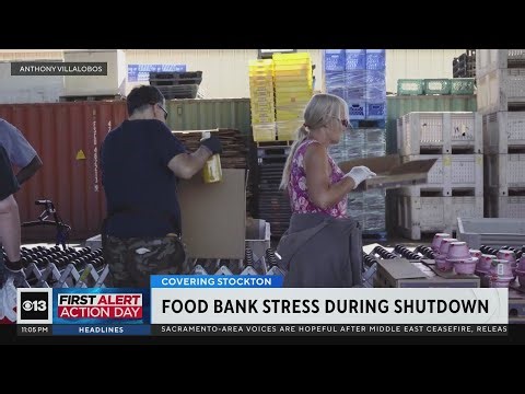 Stockton food bank feeling effects of government shutdown