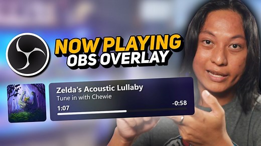 The EASIEST Now Playing OBS Music Overlay • Spotify, YouTube Music, Apple Music