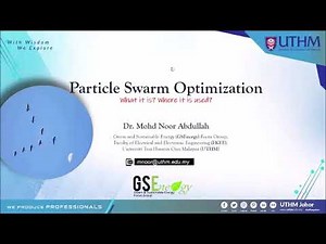 Particle Swarm Optimization
