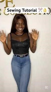 How to Sew a Stylish Bustier Crop Top | Beginner Friendly