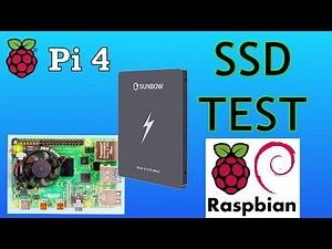 Raspberry Pi 4 SSD test USB 3 boot Raspbian OS speed test vs micro SD
