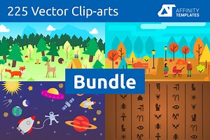 Affinity Designer ClipArt Sets, an Object Graphic by Affinity Templates