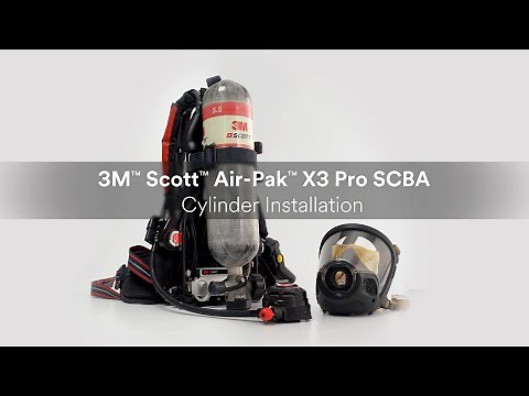 3M™ Scott™ Air-Pak™ X3 Pro SCBA Quickstart Video for Cylinder Installation