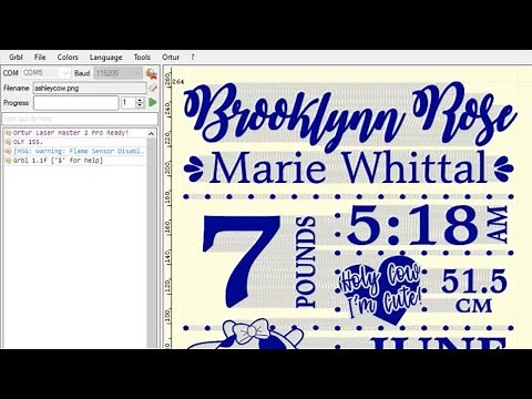 7. Getting Started in LASERGRBL ! FREE Laser Engraving software!