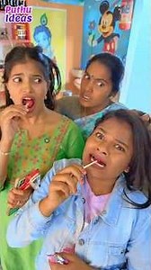 Lollipop சாப்பிட்டது ஒரு குத்தமா 😳..#funnyshortsforgirls #comedyshorts #puthuideas