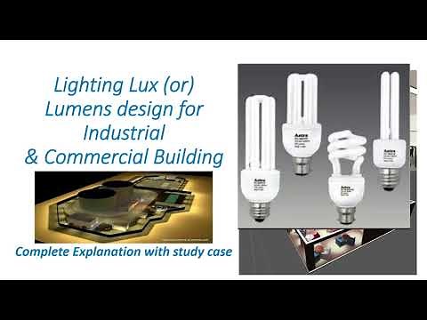 Lighting system designs complete procedure with manual calculations