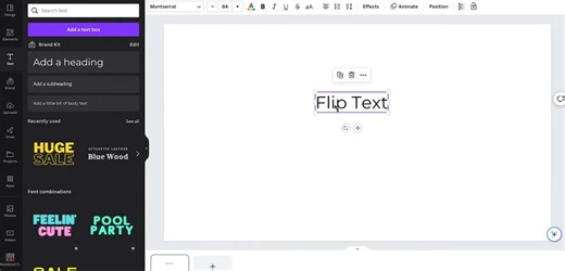 How to Mirror Text in Canva: Quick Tutorial
