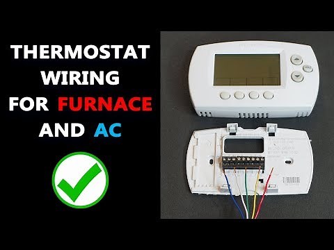 Basic Thermostat Wiring - How to Wire HVAC Thermostat