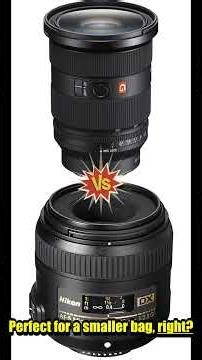 Sony FE 24-70mm F2.8 GM II Lens VS Nikon AF-S DX Micro-NIKKOR 40mm f/2.8G Close-up Lens