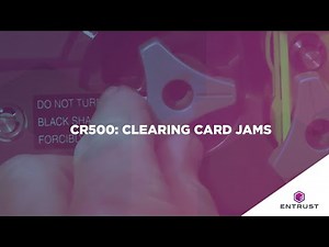 Datacard CR500: Clearing Card Jams