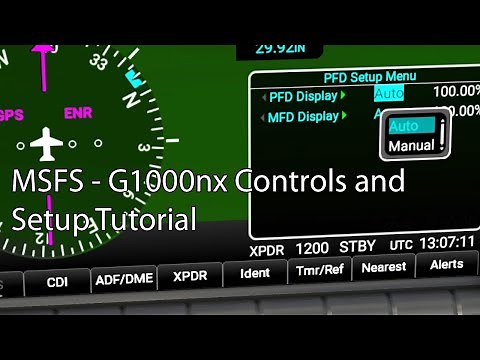 MSFS - G1000nx Controls, Install and Setup Tutorial