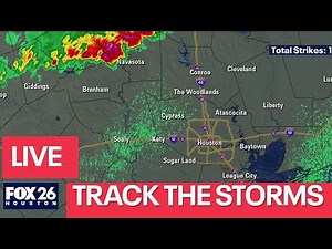 LIVE: Houston-area radar | Storms moving into Houston-area (no audio)