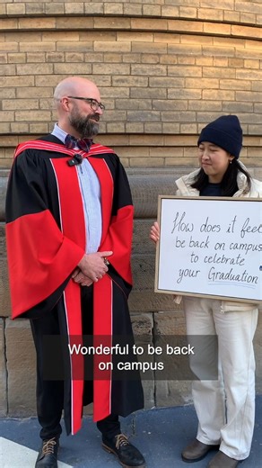 1.7K views · 74 reactions | At #UofTGrad20 and #UofTGrad21 graduation celebrations, we asked our new University of Toronto Alumni from Ontario Institute for Studies in Education, University of Toronto, how does it feel to be back on campus to celebrate your graduation? Let us know how it felt to be back in the comments below! | University of Toronto | Facebook