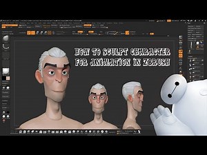 how to sculpt animation character in zbrush
