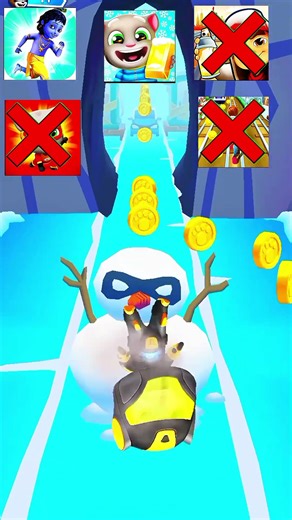 Who is the best 🤔 subway surfers 🆚 Tom Gold Run🆚Tlaking Tom hero dash🆚subway princess #shorts#shorts