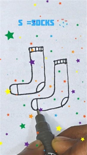 How To Draw Socks 🧦|Easy Art By Puchku|#kidsdrawing #drawing4kids #easyart