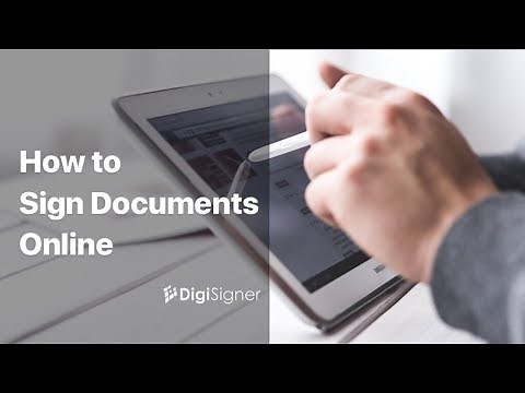 How to Sign Documents Online with Electronic Signature | DigiSigner eSignature