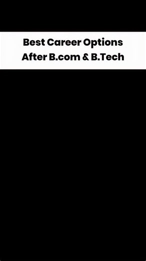 Coding | Notes | Jobs on Instagram: "🎯 Best Career Options After B.Com & B.Tech in 2025 🚀 Still confused about what to do after graduation? Here’s a clear roadmap of top career paths based on your degree 👇 📘 For B.Com Students: 💼 Accountant / Financial Analyst 💰 Tax Consultant / GST Practitioner 📊 MIS Executive / Banking Jobs 📈 Digital Marketing Executive 📄 Company Secretary (CS) 🧑‍💼 HR Executive / Recruiter 💻 For B.Tech Students: 👨‍💻 Software / Full Stack Developer 📊 Data Analyst