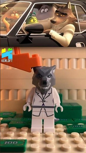 The Bad Guys | How to make Mr. Wolf in LEGO! (All Outfits)