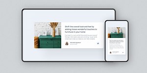 How to create Article preview card component with html css js