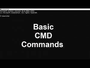 CMD : Basic CMD Commands for Windows users || Command Prompt tutorial