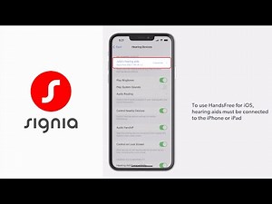 How to use HandsFree for iOS | Signia Hearing Aids