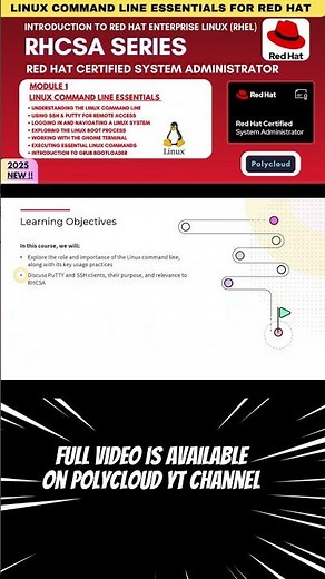 Linux Command Line Essentials for Red Hat (RHEL) | RHCSA Beginner Tutorial 2025