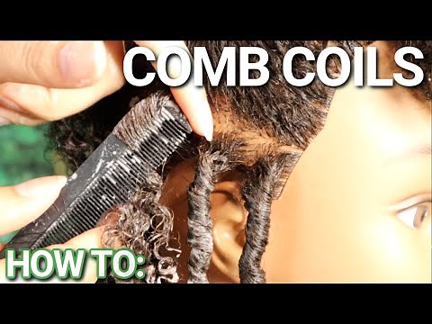 How to do Comb Coils | Styling Natural Hair