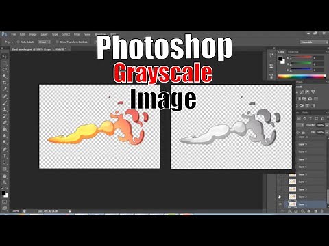 Grayscale image in Photoshop easy way